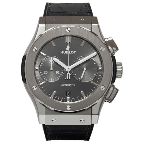 hublot classic fusion chrono racing grey titanium|hublot classic fusion titanium 45mm.